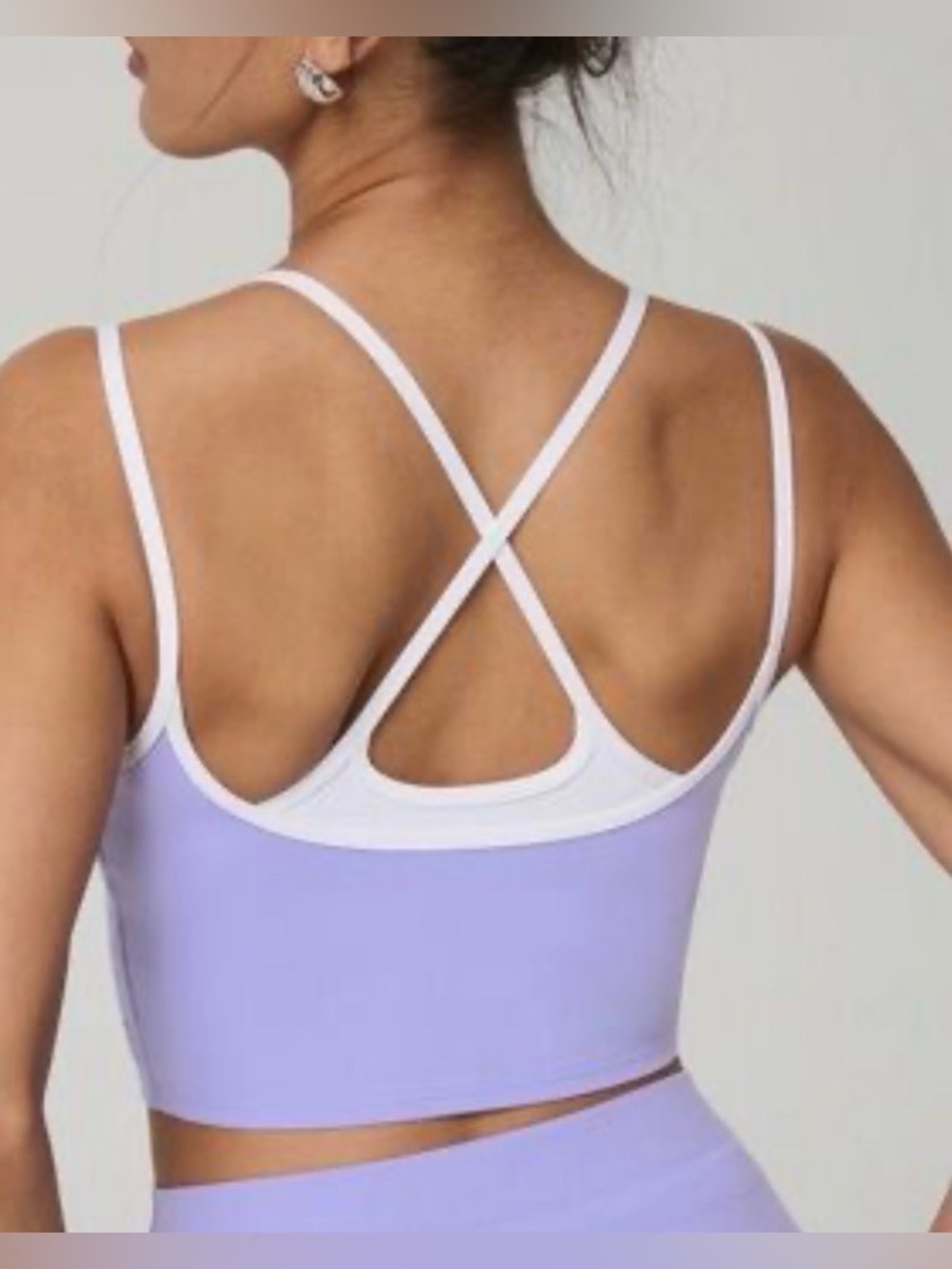 NWT Vuori Lavender Daily Layered Tank size M